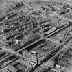 Edinburgh, general view, showing North British Rubber Co. Works and Fountain Brewery.  Oblique aerial photograph taken facing north.