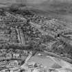 Edinburgh, general view, showing Dalkeith Road and Newington Cemetery.  Oblique aerial photograph taken facing north.