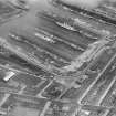 Prince's Dock, Glasgow.  Oblique aerial photograph taken facing north.