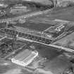 Macfarlane, Lang and Co. Biscuit Factory, Clydeford Drive, Glasgow.  Oblique aerial photograph taken facing east.
