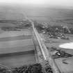 The A8 Glasgow and Edinburgh Road, Harthill, Shotts.  Oblique aerial photograph taken facing west.