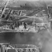Clyde Valley Electric Power Co. Yoker Power Station, Glasgow.  Oblique aerial photograph taken facing north.