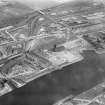 Clyde Valley Electric Power Co. Yoker Power Station, Glasgow.  Oblique aerial photograph taken facing north-east.