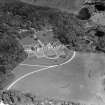 Gosford House, Aberlady.  Oblique aerial photograph taken facing east.  This image has been produced from a damaged negative.
