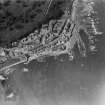 West Wemyss, general view, showing Main Street.  Oblique aerial photograph taken facing north.  This image has been produced from a damaged negative.