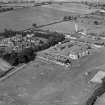 Lochmaben Hospital, Lochmaben.  Oblique aerial photograph taken facing north-west.