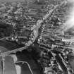 Annan, general view, showing High Street and Bridge of Annan.  Oblique aerial photograph taken facing east.