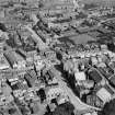 Annan, general view, showing High Street and Lady Street.  Oblique aerial photograph taken facing north.