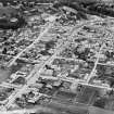 Blairgowrie, general view, showing Perth Street and George Street.  Oblique aerial photograph taken facing north.