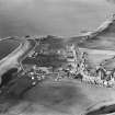 Ballantrae, general view, showing Foreland and Main Street.  Oblique aerial photograph taken facing north.