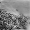 Stranraer, general view, showing Stranraer Harbour and Lochryan Street.  Oblique aerial photograph taken facing north.