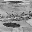 Kirkcowan, general view, showing Main Street and Knockbreck.  Oblique aerial photograph taken facing east.
