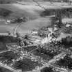 Gatehouse of Fleet, general view, showing Old Military Road and Castramont Road.  Oblique aerial photograph taken facing east.