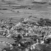 Castle Douglas, general view, showing Abercromby Road and Academy Street.  Oblique aerial photograph taken facing east.