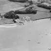 J A Silver Ltd. Boatyard, Rosneath.  Oblique aerial photograph taken facing south.