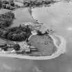 J A Silver Ltd. Boatyard, Rosneath.  Oblique aerial photograph taken facing west. 
