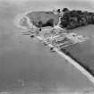 J A Silver Ltd. Boatyard, Rosneath.  Oblique aerial photograph taken facing south-east.