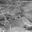 Clyde Paper Mill, Rutherglen, Glasgow.  Oblique aerial photograph taken facing north.
