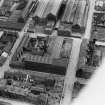 Mavor and Coulson Engineering Works, Broad Street, Glasgow.  Oblique aerial photograph taken facing south.