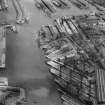 Yorkhill Quay and Harland and Wolff Shipbuilding Yard, Clydebrae Street, Govan, Glasgow.  Oblique aerial photograph taken facing south-east.