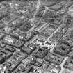 Glasgow, general view, showing George Square and West Nile Street.  Oblique aerial photograph taken facing north.