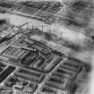 Meadowside Quay and Upper Clyde Shipbuilding Yard, Glasgow.  Oblique aerial photograph taken facing north.