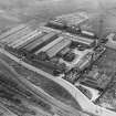 Anderson Boyes and Co. Ltd. Works, Craigneuk Street, Motherwell. Oblique aerial photograph taken facing east.