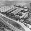 Anderson Boyes and Co. Ltd. Works, Craigneuk Street, Motherwell. Oblique aerial photograph taken facing east.