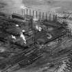 Lanarkshire Steel Company Ltd. Steel Works, Motherwell.  Oblique aerial photograph taken facing east.