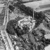 Kinleith Paper Mills, Currie.  Oblique aerial photograph taken facing east.