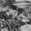 Kinleith Paper Mills, Currie.  Oblique aerial photograph taken facing east.