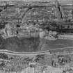 Edinburgh Castle.  Oblique aerial photograph taken facing north.