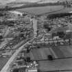 Annan, general view, showing Old Parish Church and High Street.  Oblique aerial photograph taken facing west.