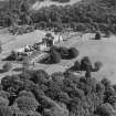 Kinmount House, Annan.  Oblique aerial photograph taken facing north-east.