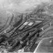 Brownlee and Co. City Saw Mills, Port Dundas, Glasgow.  Oblique aerial photograph taken facing west.