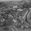 Brownlee and Co. City Saw Mills, Port Dundas, Glasgow.  Oblique aerial photograph taken facing east.