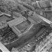 Weaving Factory, Lynedoch Street, Greenock.  Oblique aerial photograph taken facing east.