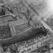 Weaving Factory, Lynedoch Street, Greenock.  Oblique aerial photograph taken facing north-east.