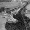 Sewage Purification Plant, Glasgow Road, Coatbridge, under construction.  Oblique aerial photograph taken facing east.