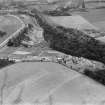Sewage Purification Plant, Glasgow Road, Coatbridge, under construction.  Oblique aerial photograph taken facing east.