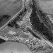 Sewage Purification Plant, Glasgow Road, Coatbridge, under construction.  Oblique aerial photograph taken facing east.