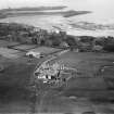 Golf House Club Golfcourse and Clubhouse, Elie.  Oblique aerial photograph taken facing south-east.