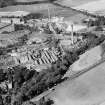 Tullis Russell and Co. Paper Mill, Glenrothes.  Oblique aerial photograph taken facing west.