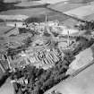 Tullis Russell and Co. Paper Mill, Glenrothes.  Oblique aerial photograph taken facing north-west.