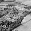 Tullis Russell and Co. Paper Mill, Glenrothes.  Oblique aerial photograph taken facing north-west.