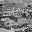 Leslie, general view, showing High Street and Fettykil House.  Oblique aerial photograph taken facing north.