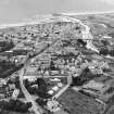 Nairn, general view, showing High Church, High Street and Millbank Primary School.  Oblique aerial photograph taken facing north-east.