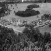Blair Castle, Blair Atholl.  Oblique aerial photograph taken facing south.