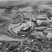 J and P Coats Ltd. Ferguslie Mills Thread Works, Paisley.  Oblique aerial photograph taken facing west.