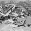 Glasgow, general view, showing Richmond Park Laundry, Cambuslang Road and Hamilton Road.  Oblique aerial photograph taken facing west.